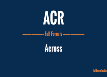 What is the ACR Full Form?